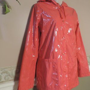 shiny raincoat